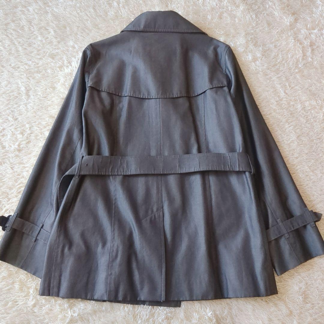美品♥バーバリー ノバチェック トレンチコート ダブル　ベルト 9 M