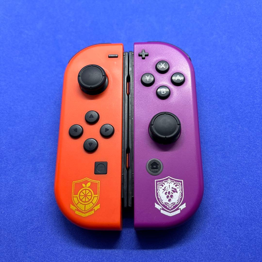 【純正品】JOY-CON ジョイコン　ポケモンSV　左右LR 赤紫
