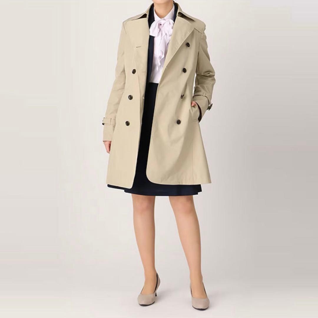 美品✨️ PERSON’S ダブル トレンチコート ライナー 洋服の青山 撥水加工