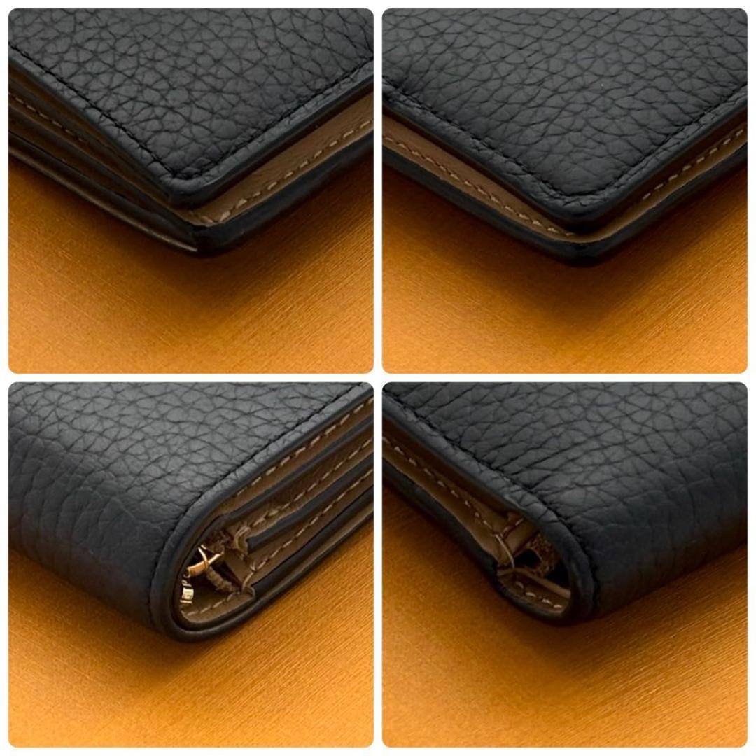 【未使用に近い】ルイヴィトン LV ヴェルティカル コンパクト トリヨン