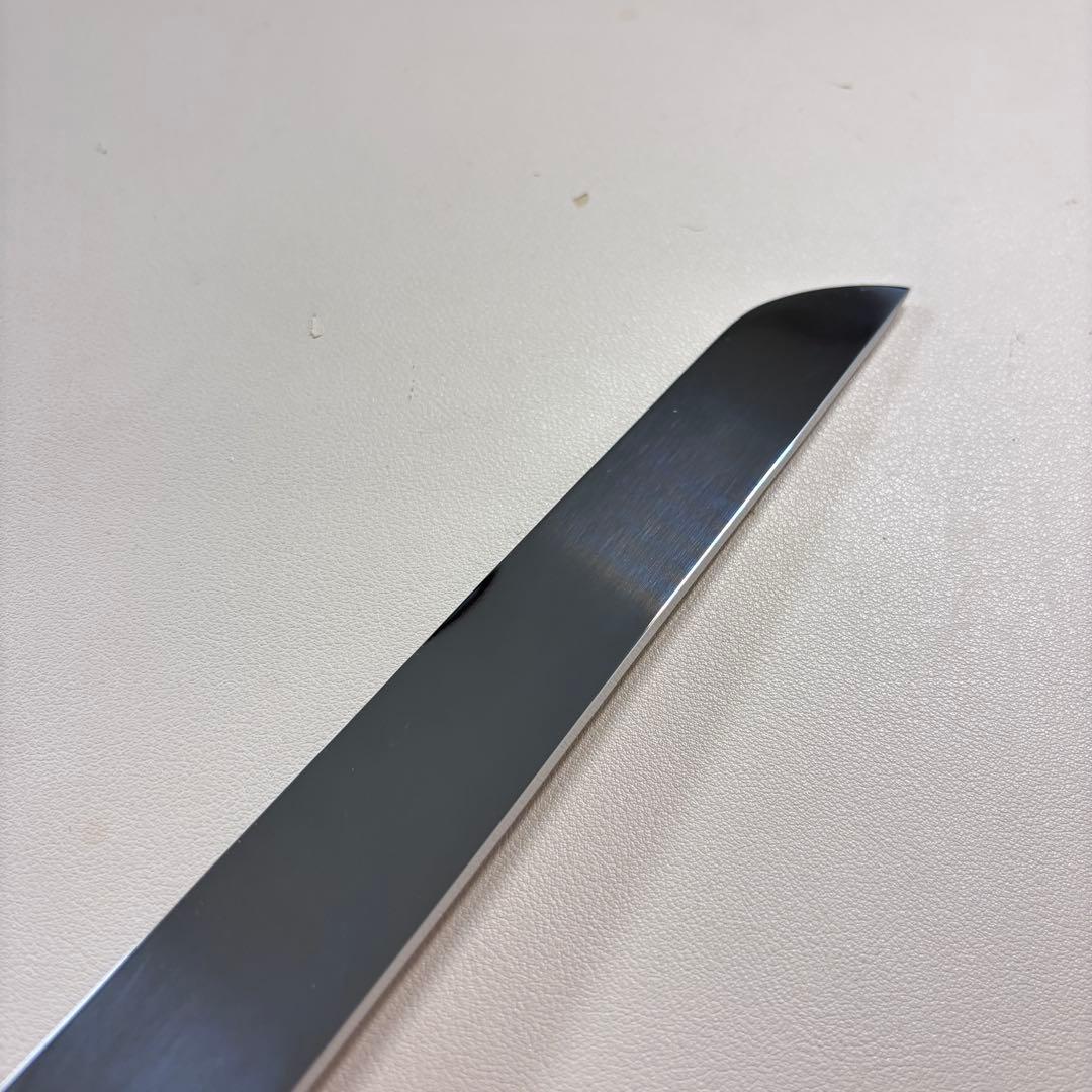 270mm 先丸柳刃包丁 鏡面　オリーブ材八角柄 刺身包丁 「全鋼」'ᙁ
