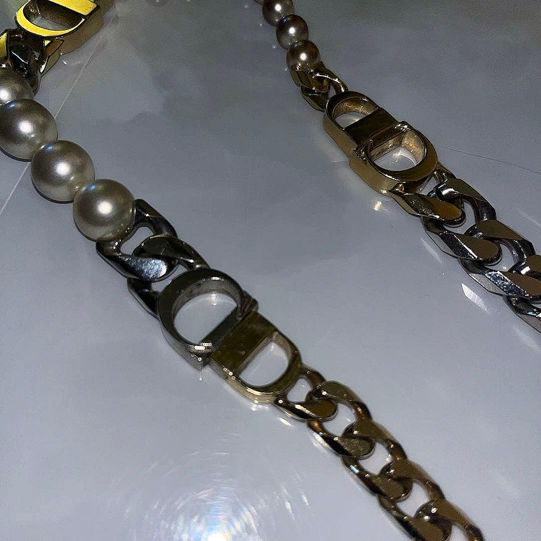 Dior sacai コラボ パールネックレス
