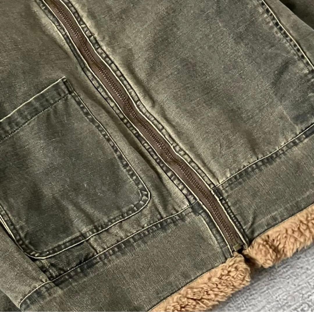 【archive】B-3 denim jacket boa 00S Y2K