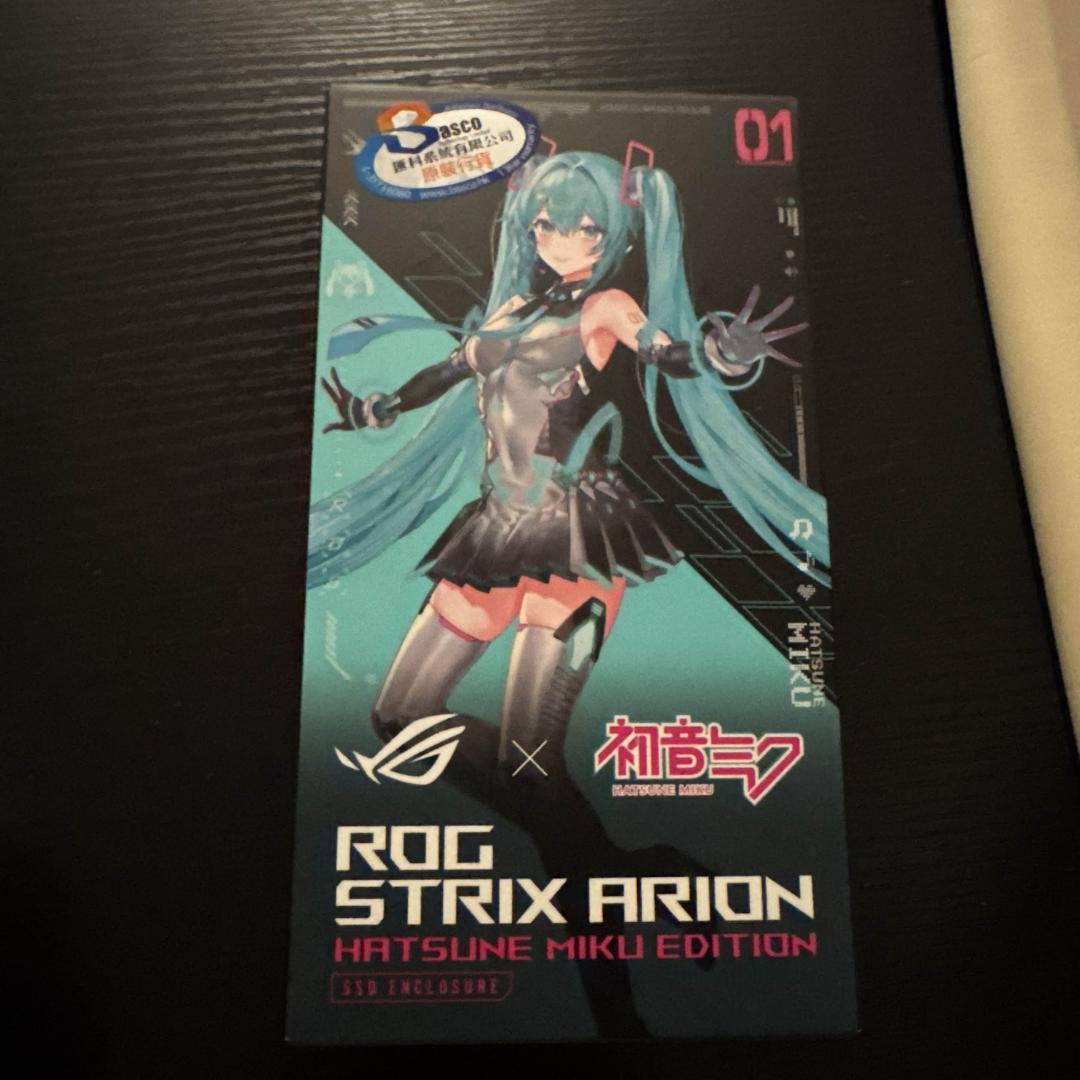 H*3様 ASUS香港代理 ROG Strix Arion Miku Editi