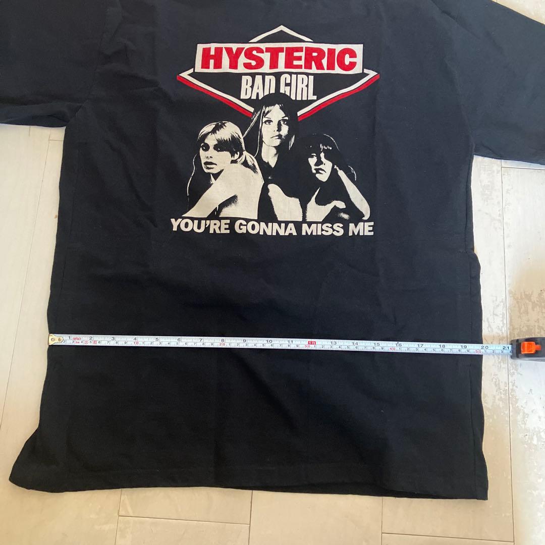 中古品　HYSTERIC GLAMOUR ブラック Tシャツ M