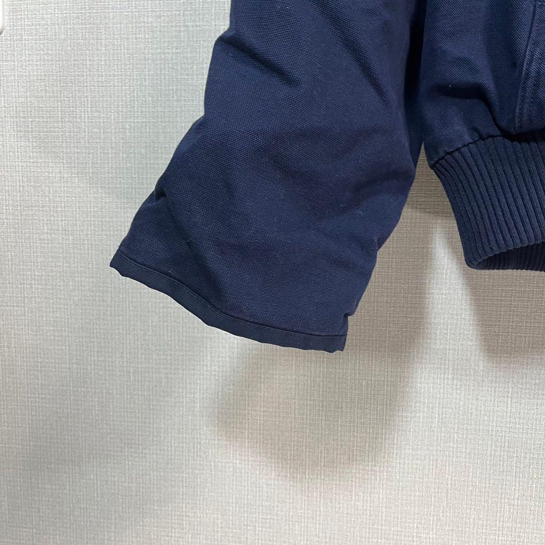 希少品 2XL カーハート 企業刺繍　ロゴタグ　アクティブジャケット ネイビー
