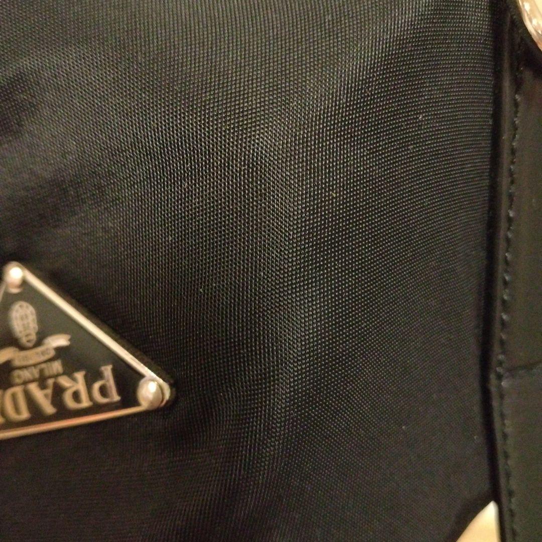 PRADA ミニボストンバッグ　ブラック　ハンドバッグ　プラダ　ナイロンバッグ