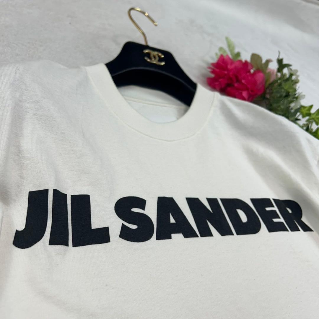 J858 XS ジルサンダー Tシャツ ホワイト レディース
