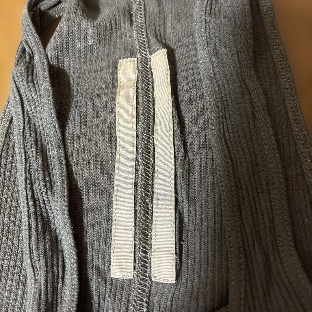 トップス Rick Owens basic rib tank DUST