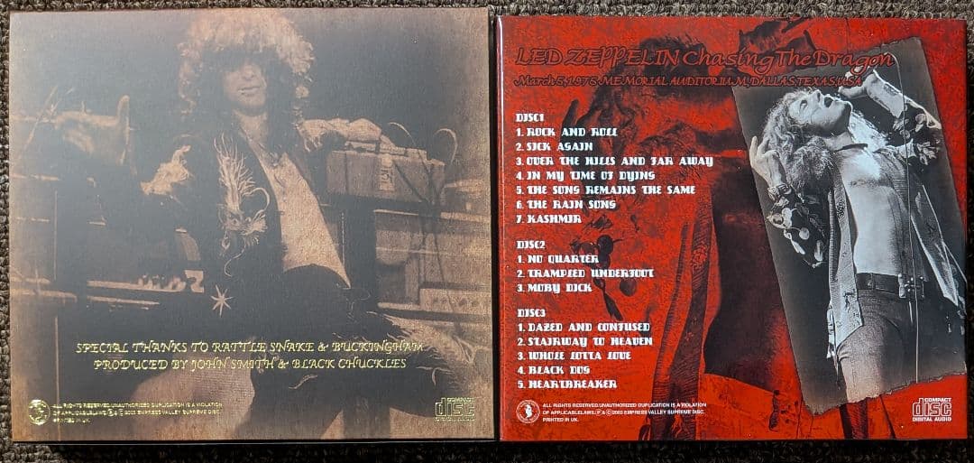 レッド・ツェッペリン:チェンジング・ザ・ドラゴン⭐️3CD