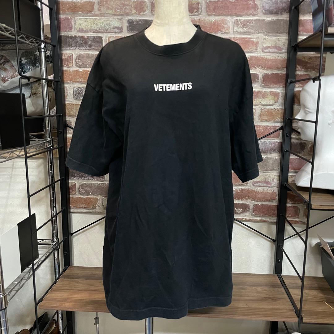 k*i様 VETEMENTS ブラック オーバーサイズ Tシャツ
