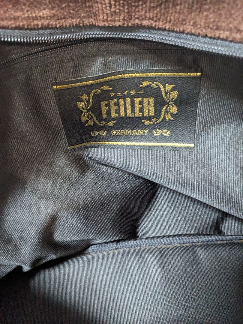【まりころ☪】美品使用1回FEILER　フェイラー　ボストンバッグ