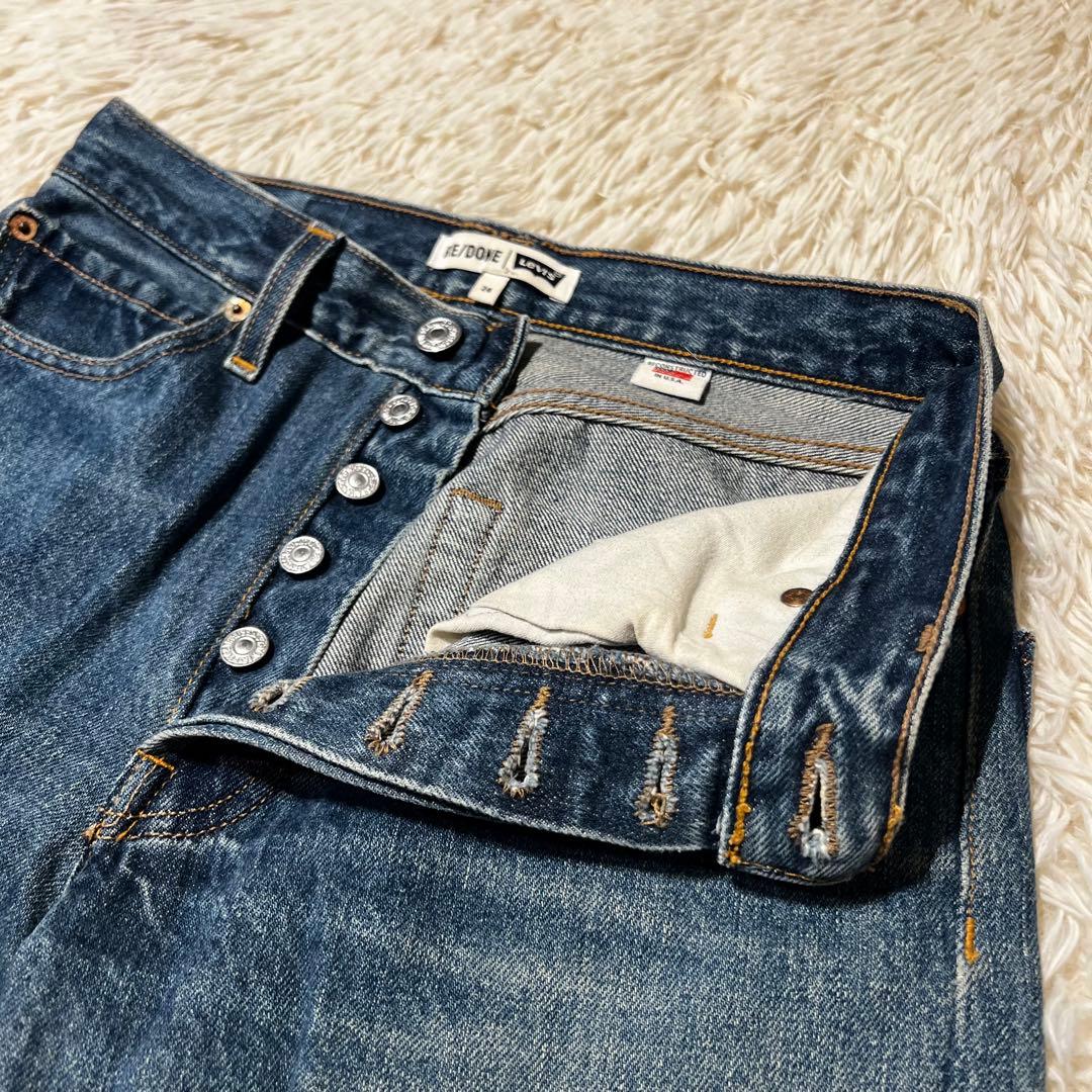 美品　リーバイス　リダン　24　ストレートジーンズ　デニム　vintage 冬春