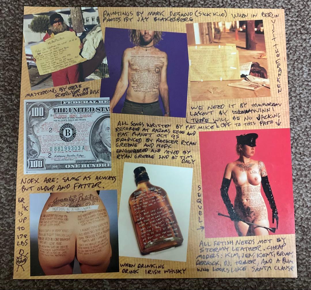 NOFX/HEAVY PETTING ZOO 米オリジナル盤　LP