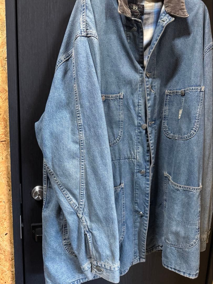 RRL ( ダブルアールエル ) 三つ星タグ　USA製　カバーオール