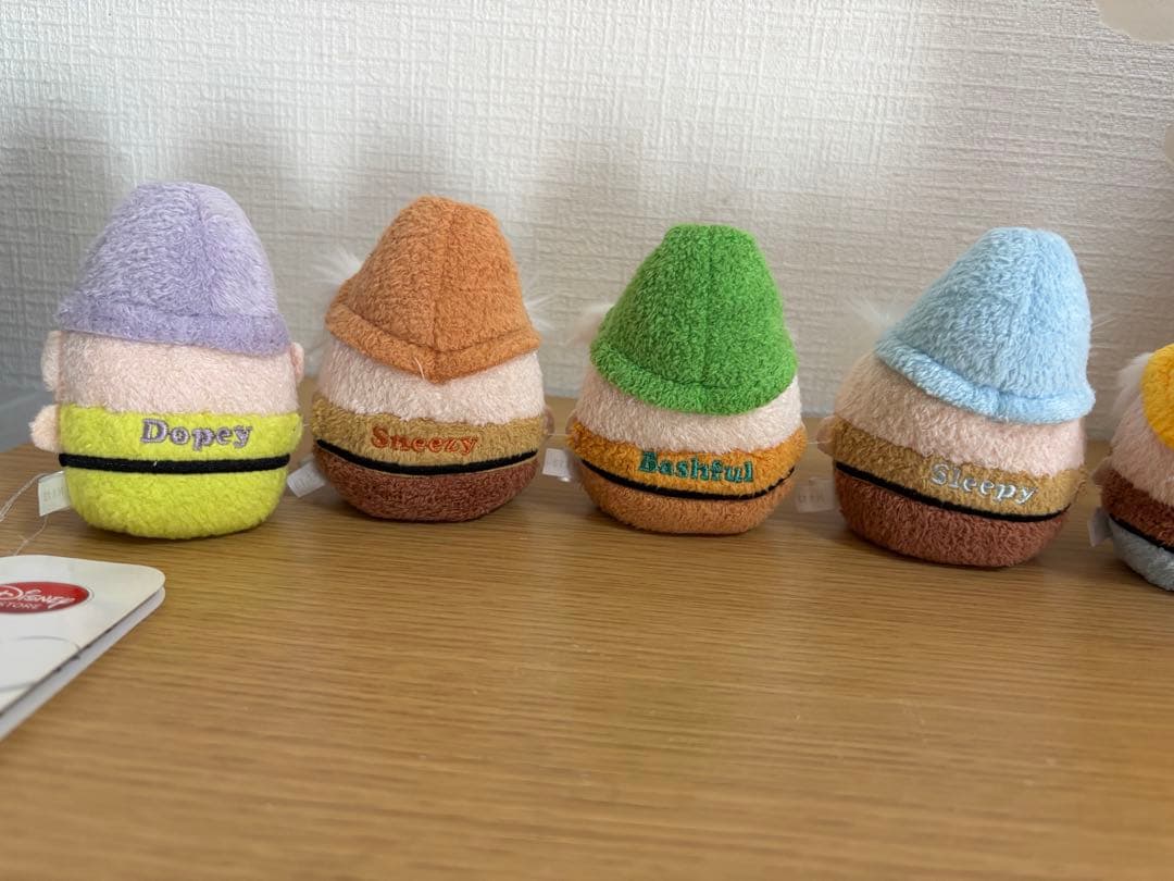 白雪姫　7人の小人 おきあがりこぼし ぬいぐるみ ディズニーストア　#1