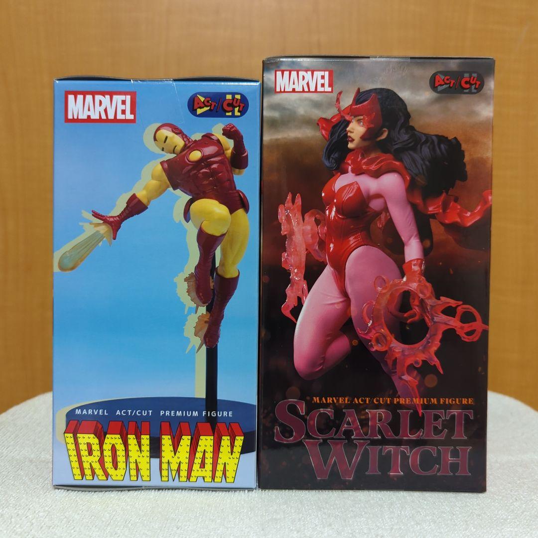 MARVEL　マーベル　ACT/CUT　プレミアムフィギュア　6種　おまけ付き