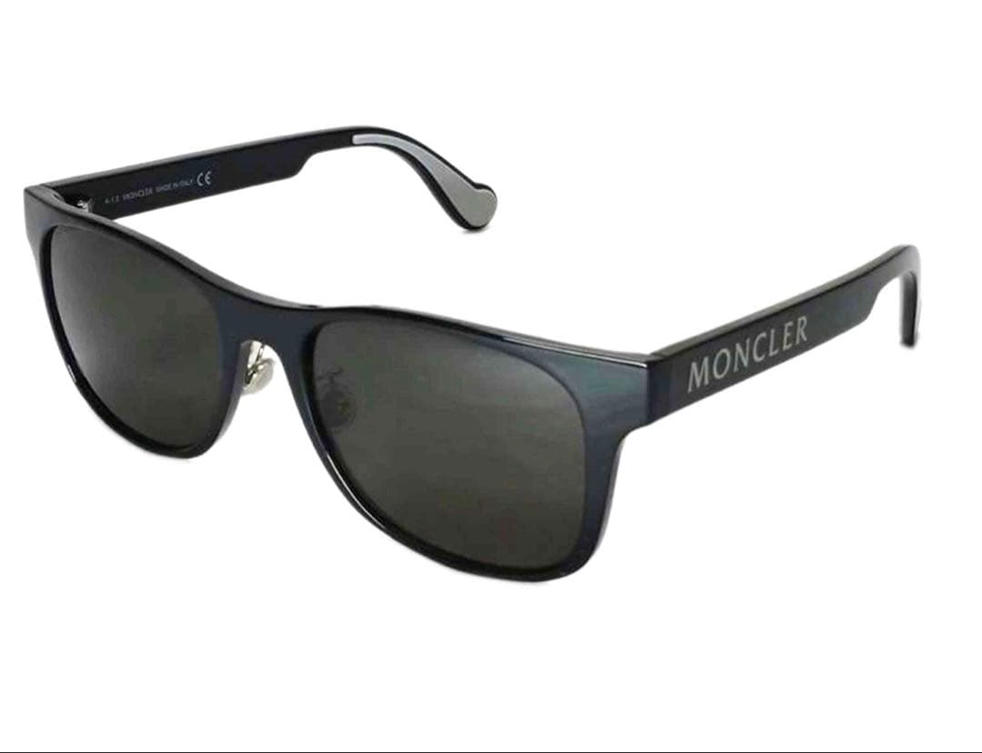 MONCLER ブラック スクエア サングラス