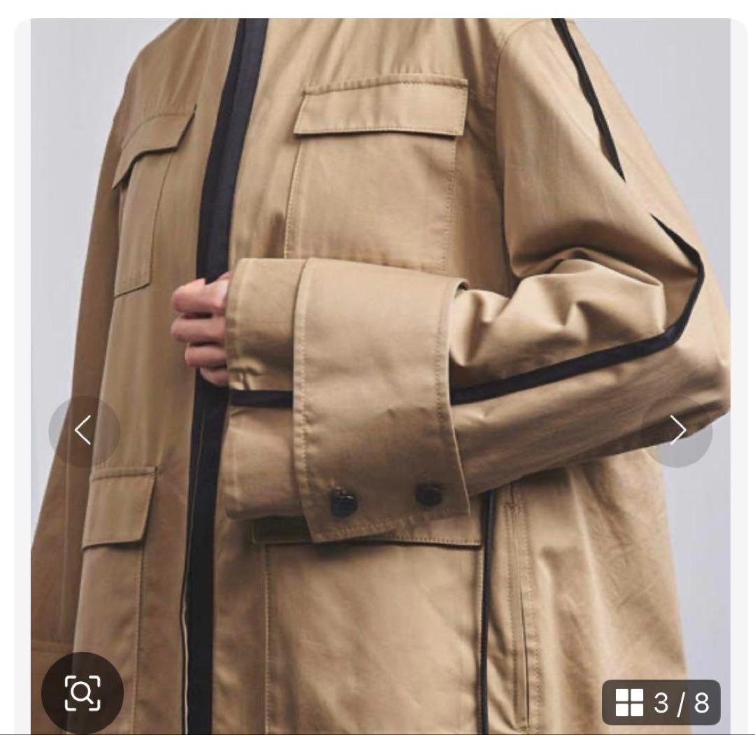 m*様 【美品】CINOH ベージュ ジャケット M コットン 春 秋 大人カジ