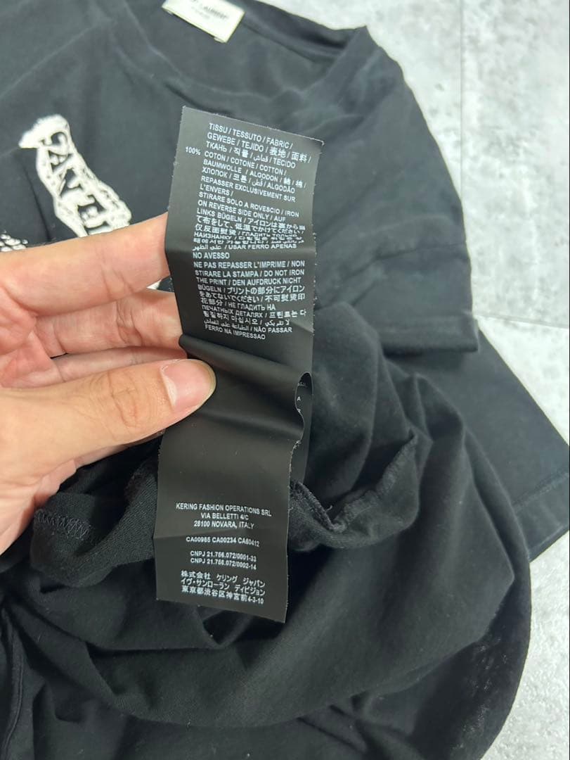 Saint Laurent Paris AW20 グラフィック　Tシャツ