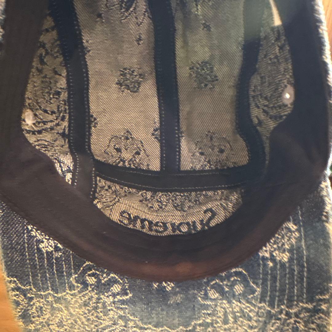帽子 supreme Bandana Jacquard Denim Camp Cap