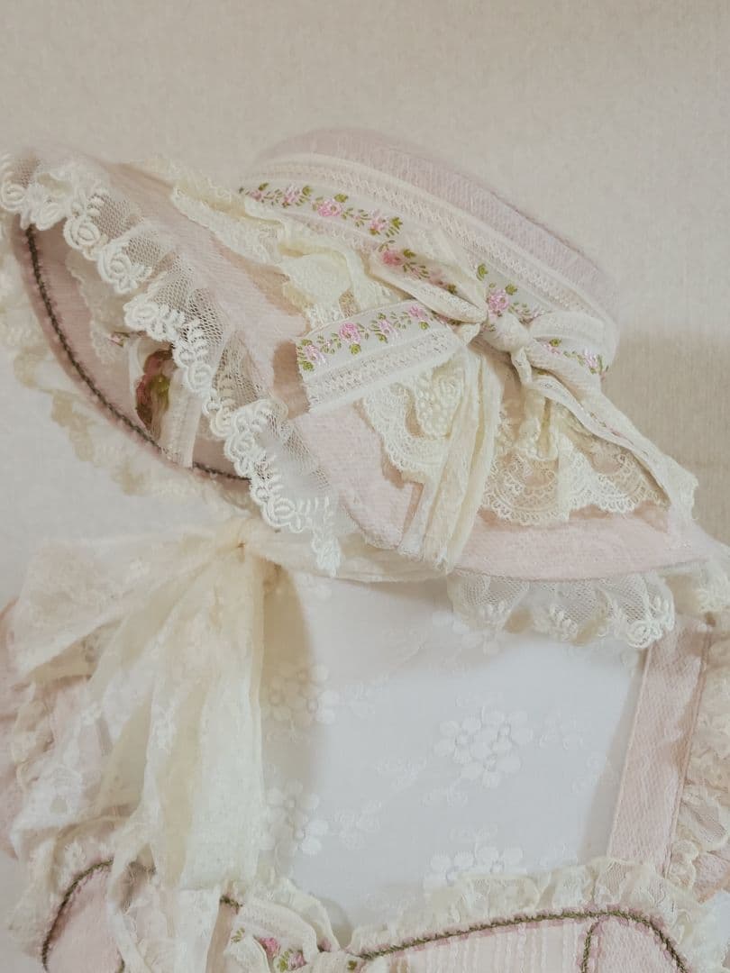 BABY mon petit loulou キャノティエ付JSK ピンク