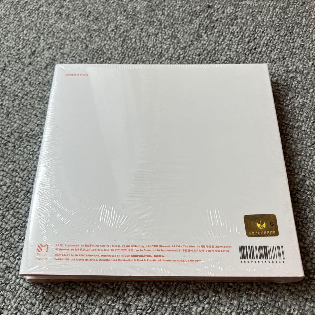 SHINee ジョンヒョン　poet CD 韓国盤　アルバム 未開封