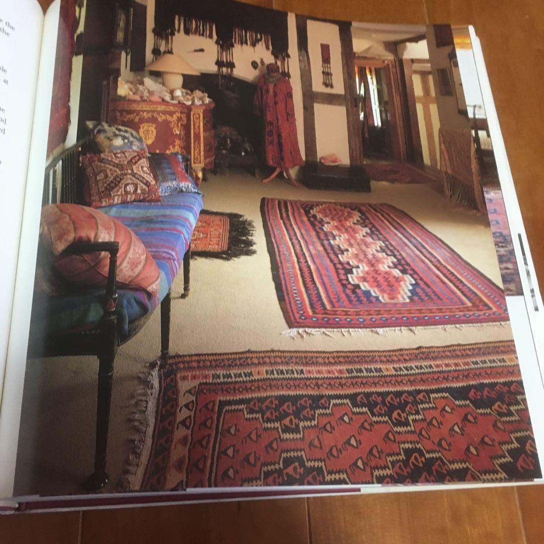 洋書　Living with Kilims ペルシャ絨毯の本