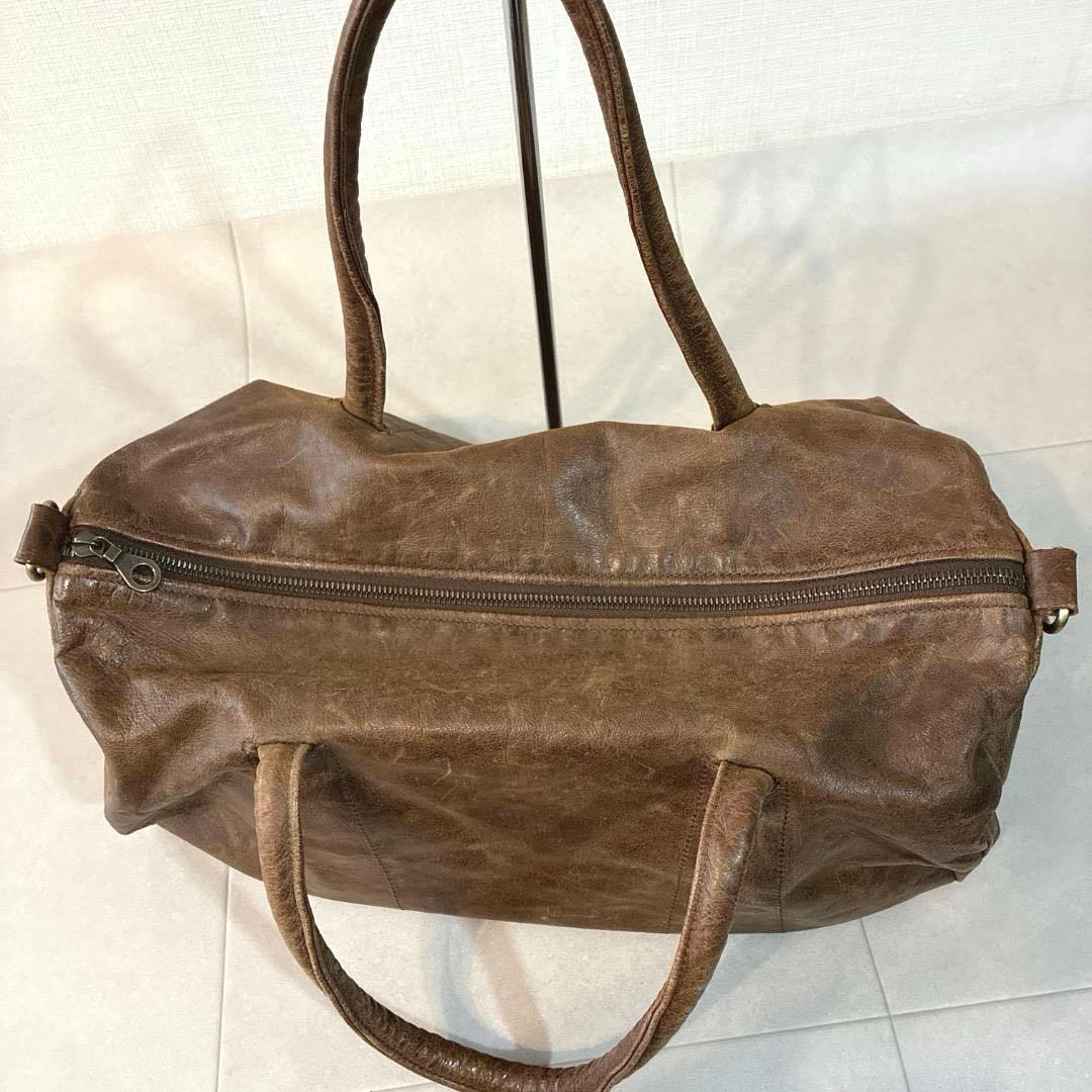 良品 Jas.M.B LIFT eCRU レザー ボストンバッグ リフト代官山