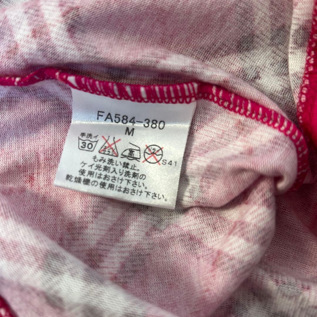 美品✨バーバリーブルーレーベル ノバチェック 総柄カットソー ピンク　ホース刺繍
