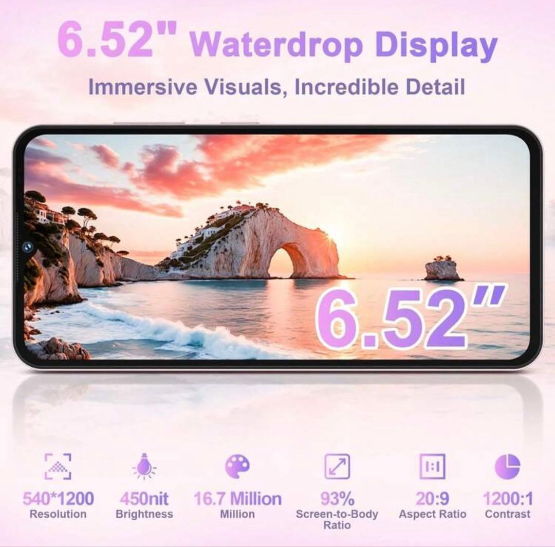 OUKITEL C3 6.52インチ スマートフォン 本体