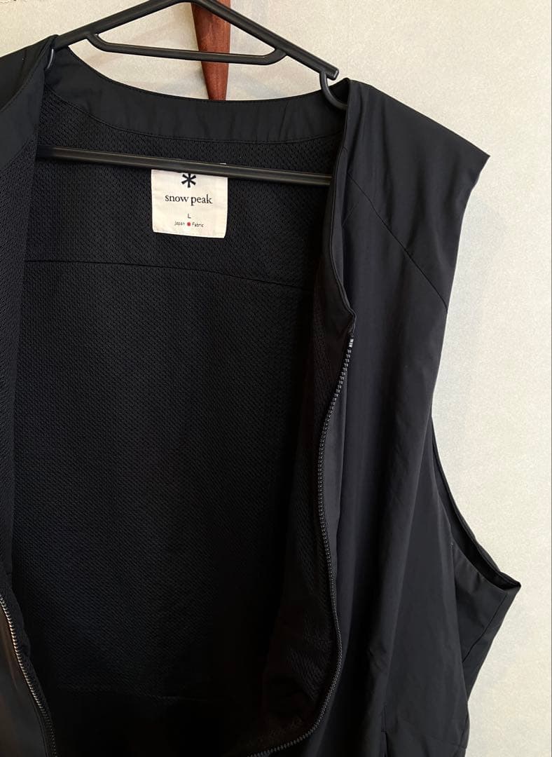 【美品】 スノーピーク 2L Octa Vest ブラック メンズL