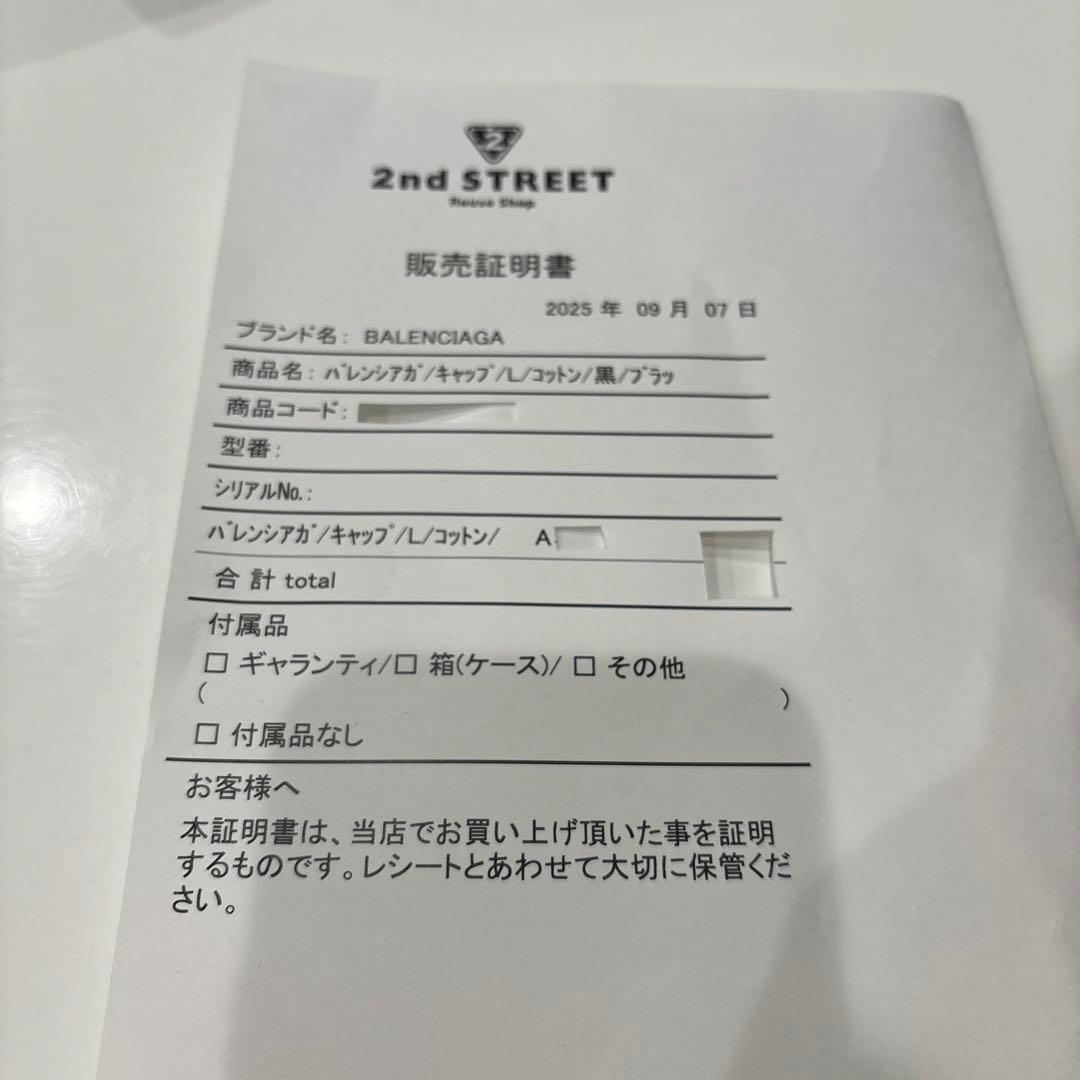 帽子 balenciaga cap L59