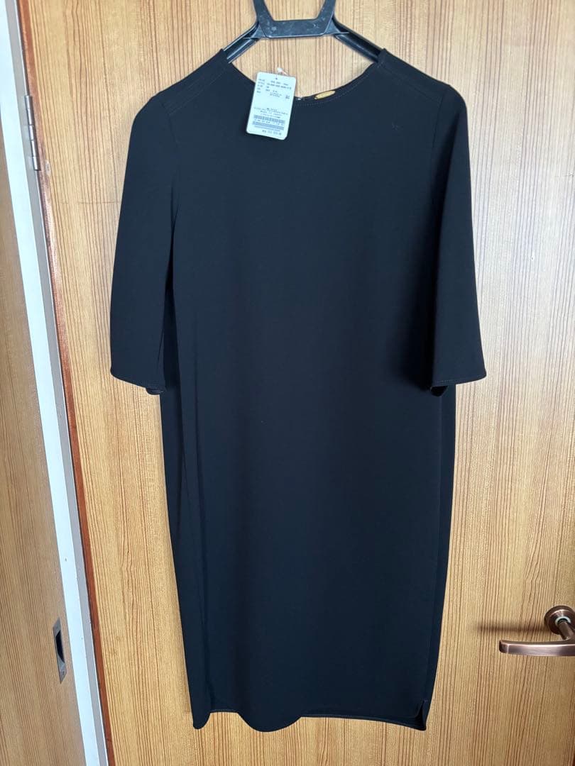 Deuxieme Classe/七分袖ワンピース/ 黒36 未使用品
