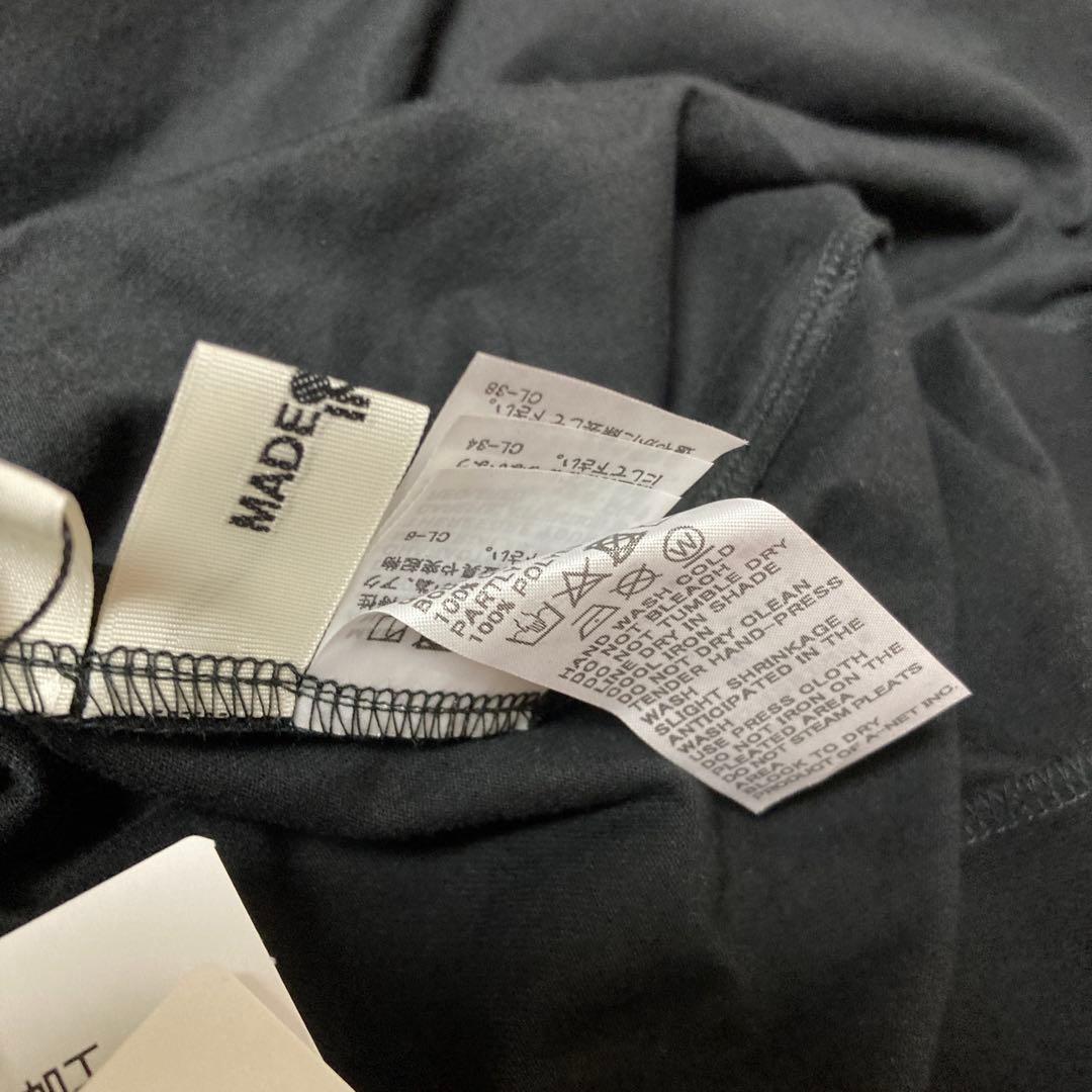 zucca ブラック Tシャツ ワンピースフリルデザイン