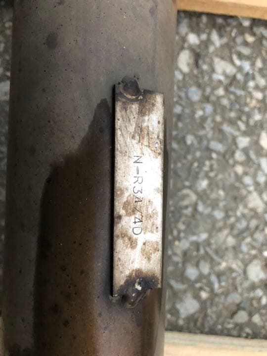 日産 ER34 ENR34 HR34 スカイライン 4ドア NA用 砲弾マフラー