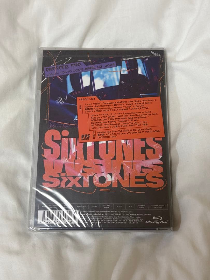 SixTONES VVS 通常盤 Blue-ray【新品未使用】