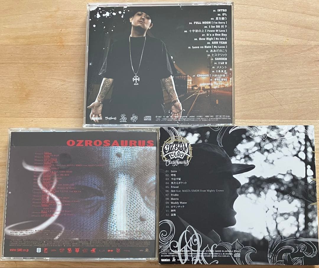 OZROSAURUS アルバム 3枚セット CD オジバム