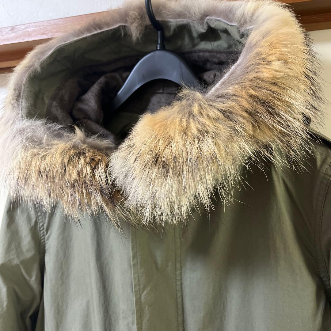 【美品】ATTACHMENT 17aw ハイカウントウェザー モッズコート