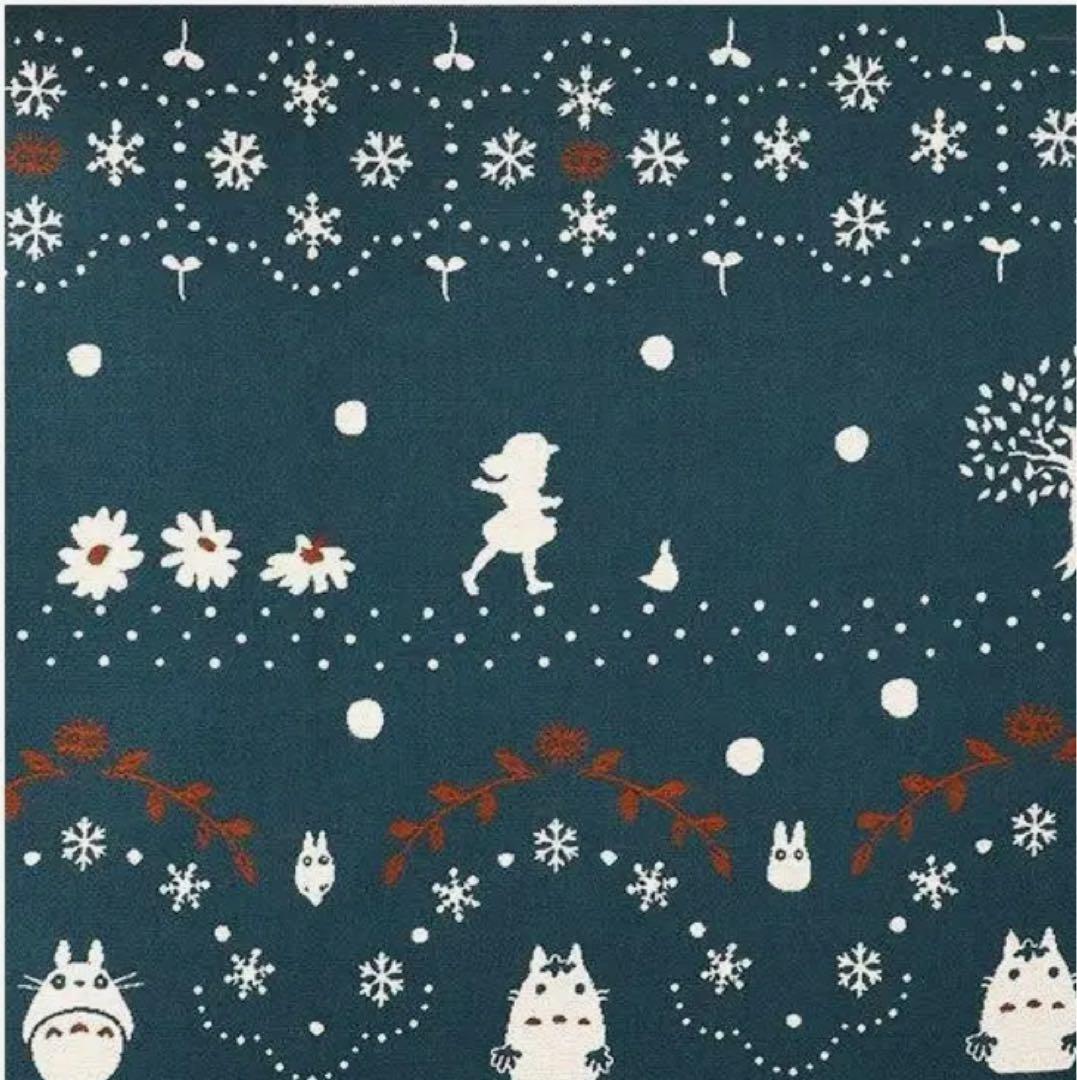 【最終値下げ‼️廃盤✨】となりのトトロ ボタン付ストール 雪のさんぽみち ジブリ
