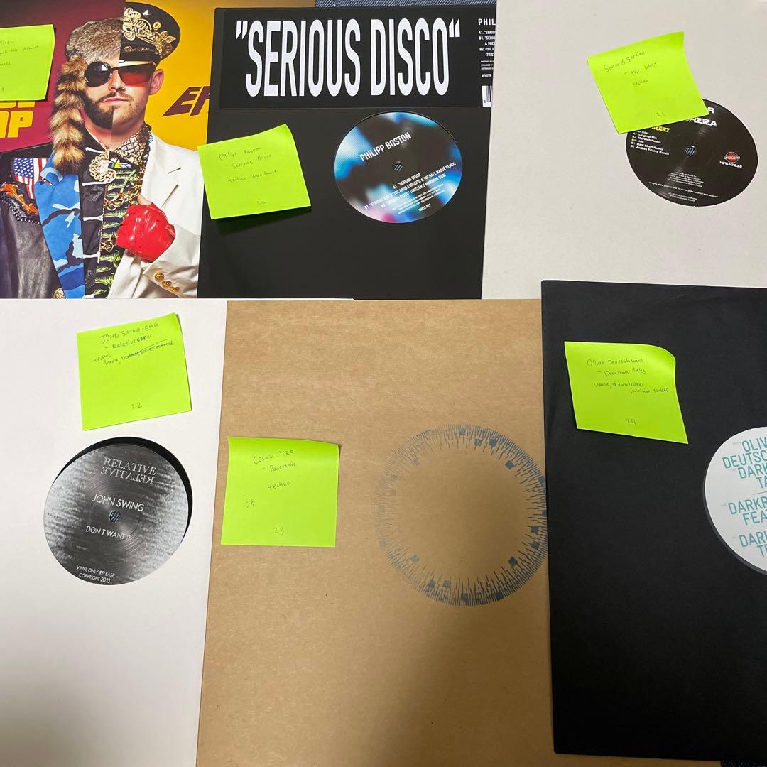 House,deep house中心/未使用レコード30枚　F
