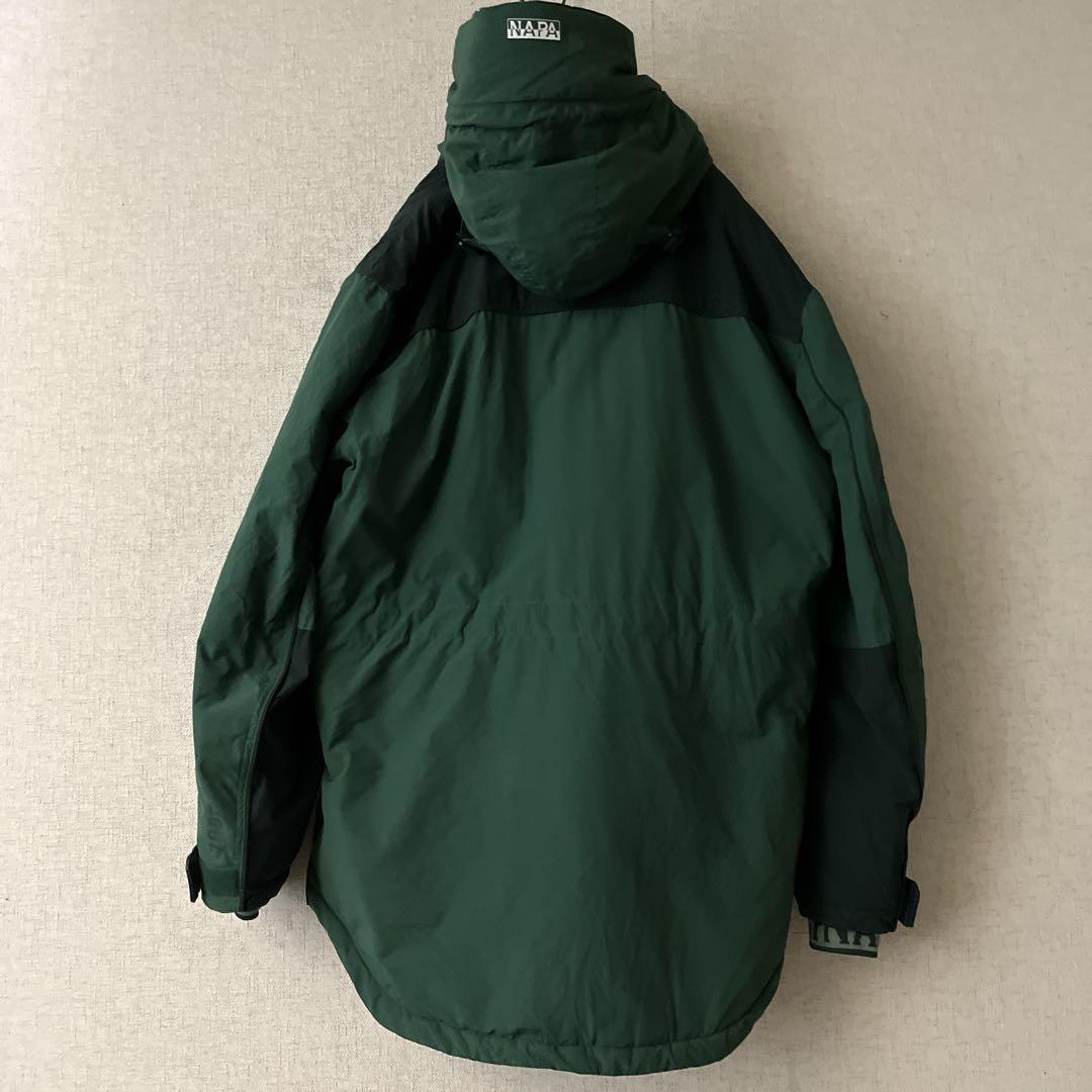 NAPAPIJRI ナパピリ アノラックパーカー ジャケット 中綿入り グリーン