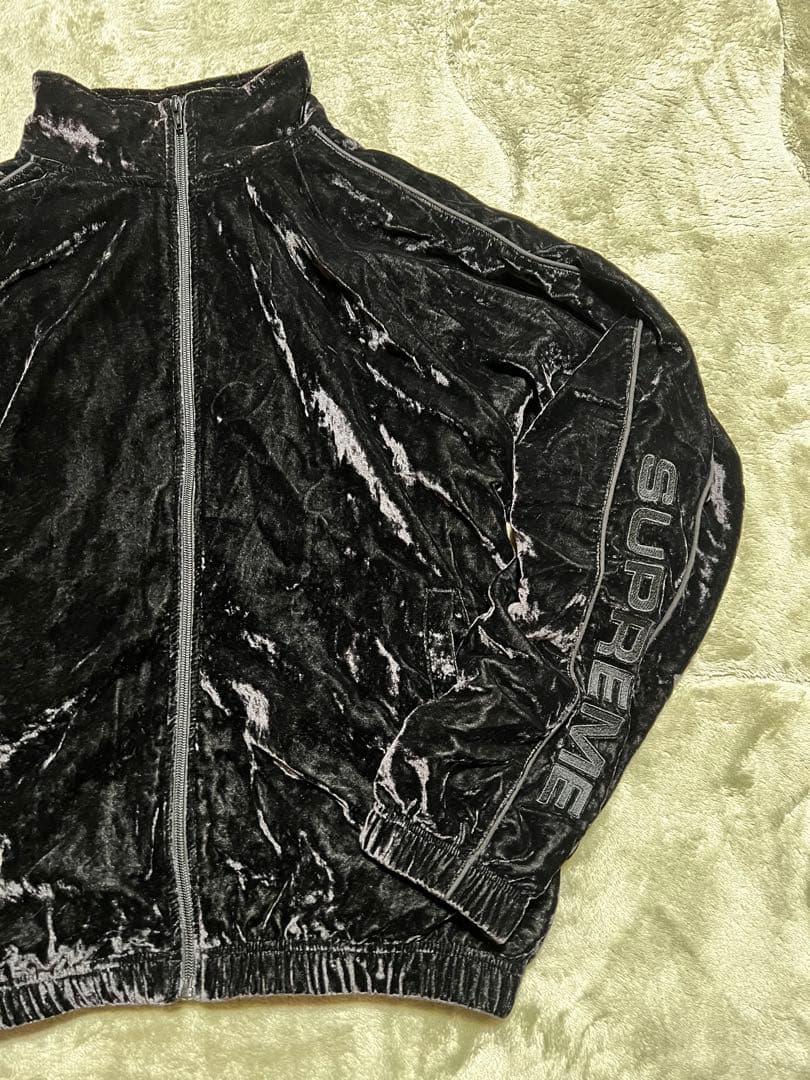 Supreme 23AW クラッシュド ベロア トラックジャケット