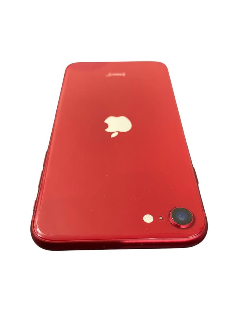 iPhoneSE3 128GB バッテリー100%SIMフリー レッド　赤