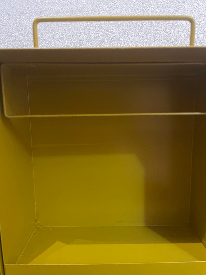 アンティーク　スパイスBOX マスタードイエロー