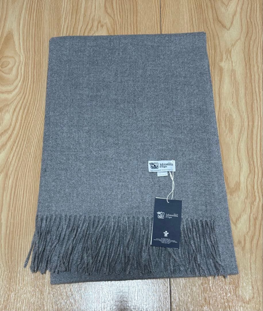 そ*た様 JOHNSTONSジョンストンズ カシミア 大判ストール マフラー グ