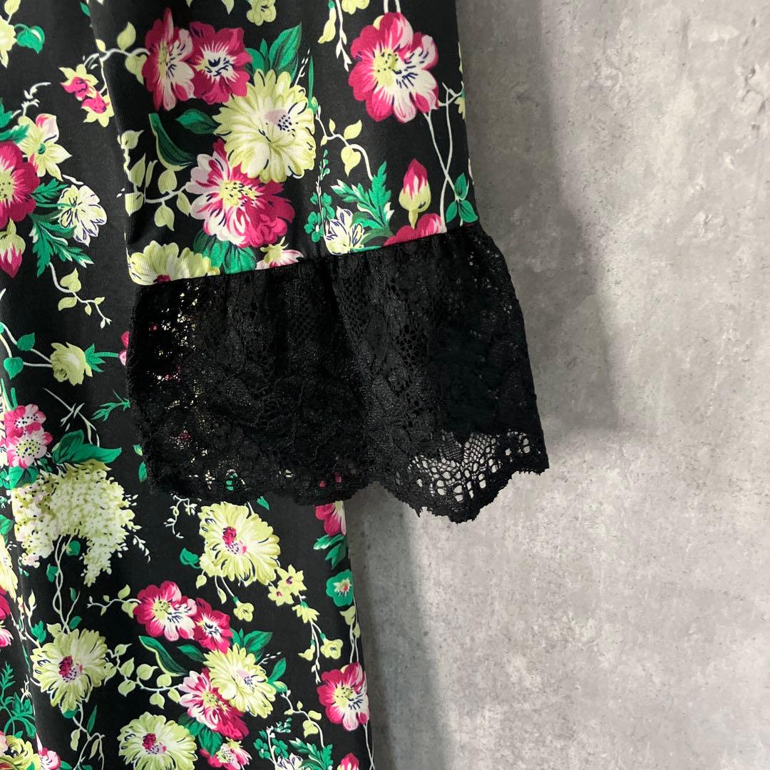 新品 SUPER BEAUTY 花柄ワンピース 42