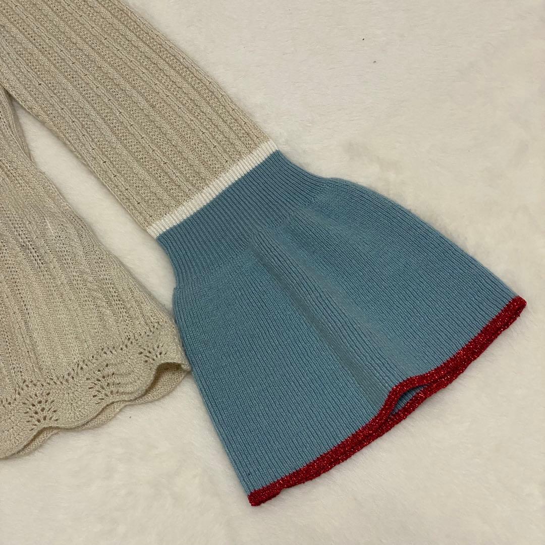 マメクロゴウチ nostalgicpattern Knit ノスタルジックニット