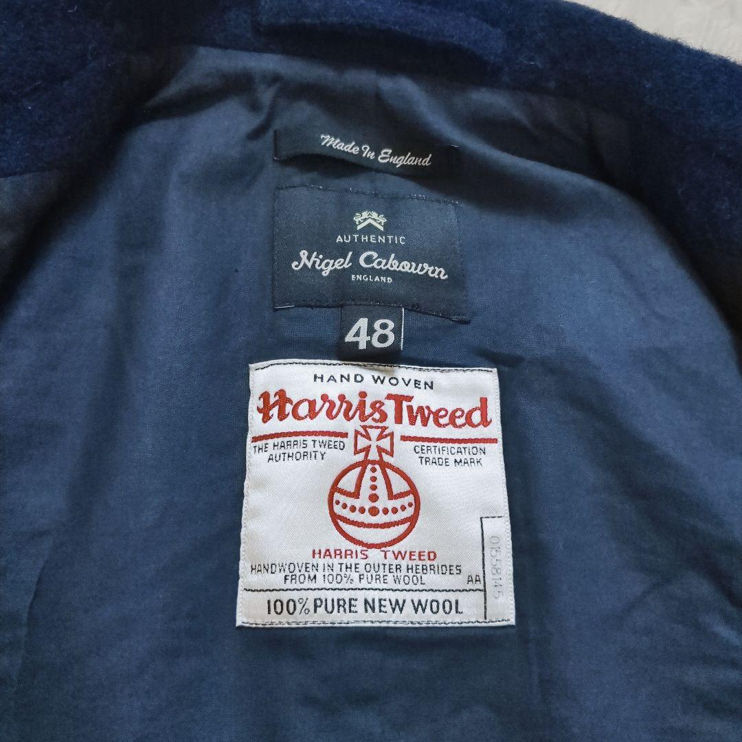 ナイジェルケーボン MALLORY BEST HARRIS TWEED ネイビー
