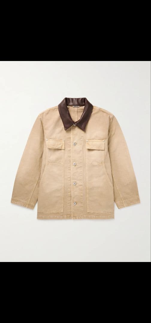 ジャケット・アウター AURALEE ORGANIC COTTON DUCK BLOUSON (5)